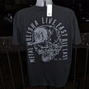 NWT METAL MULISHA Live Fast And Die Last T Shirt Size XL